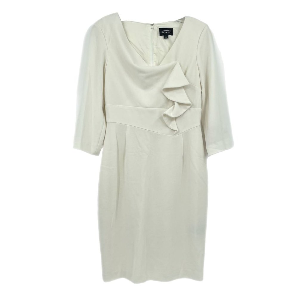 Adrianna Papell Cream Pencil Dress | Perfect for Any Occasion